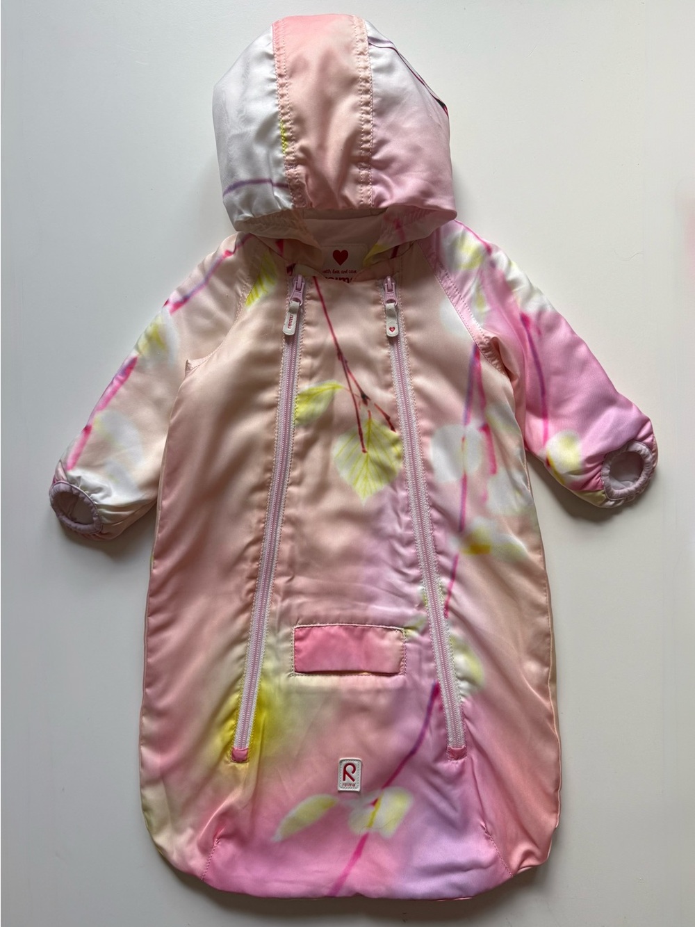 Reima Baby Girl Pink Prambag / Bunting / Sleeping Bag - Size 3-6M